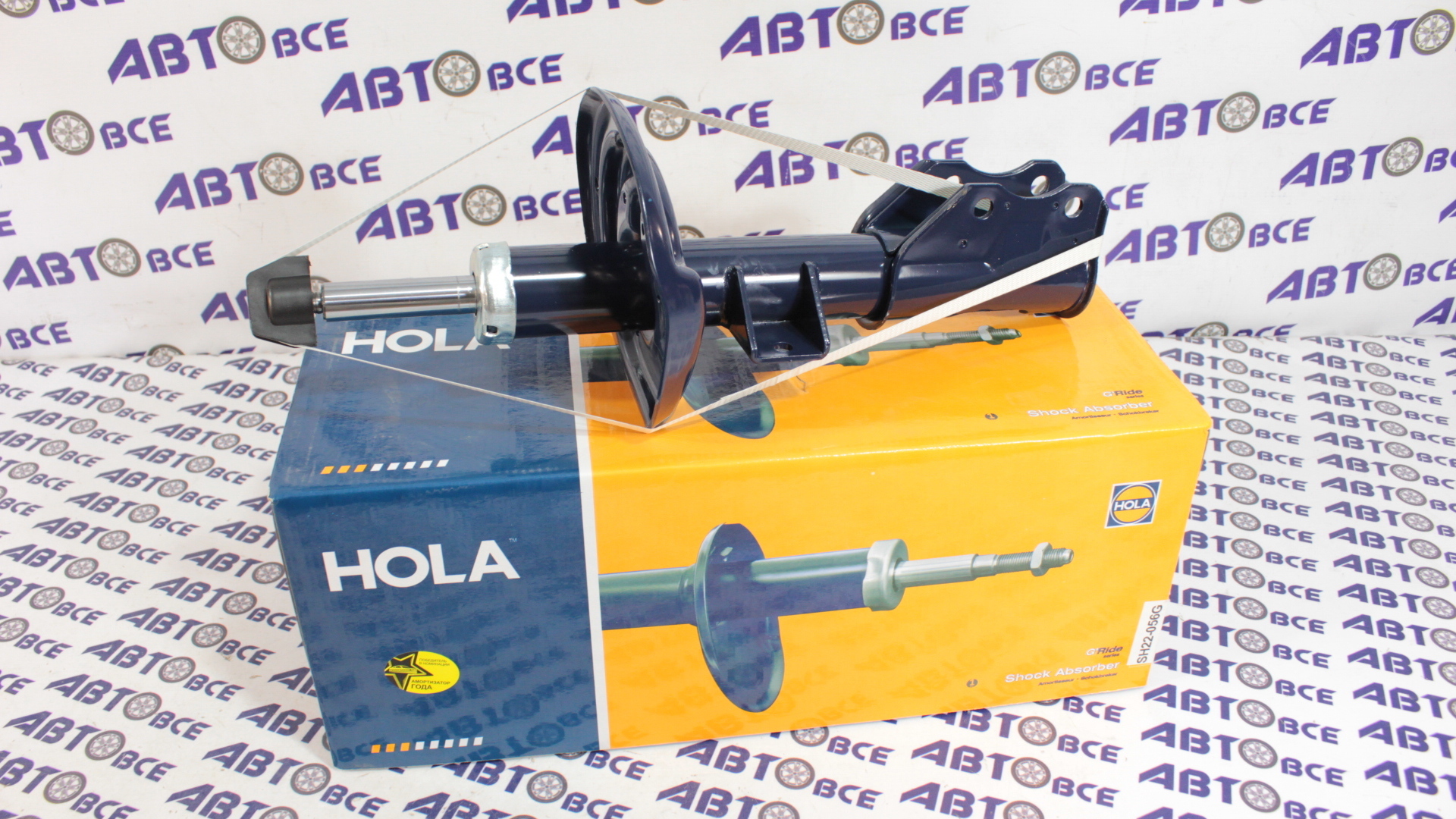 Амортизатор передний (стойка в сборе) правый Vesta (газомасляный) HOLA
